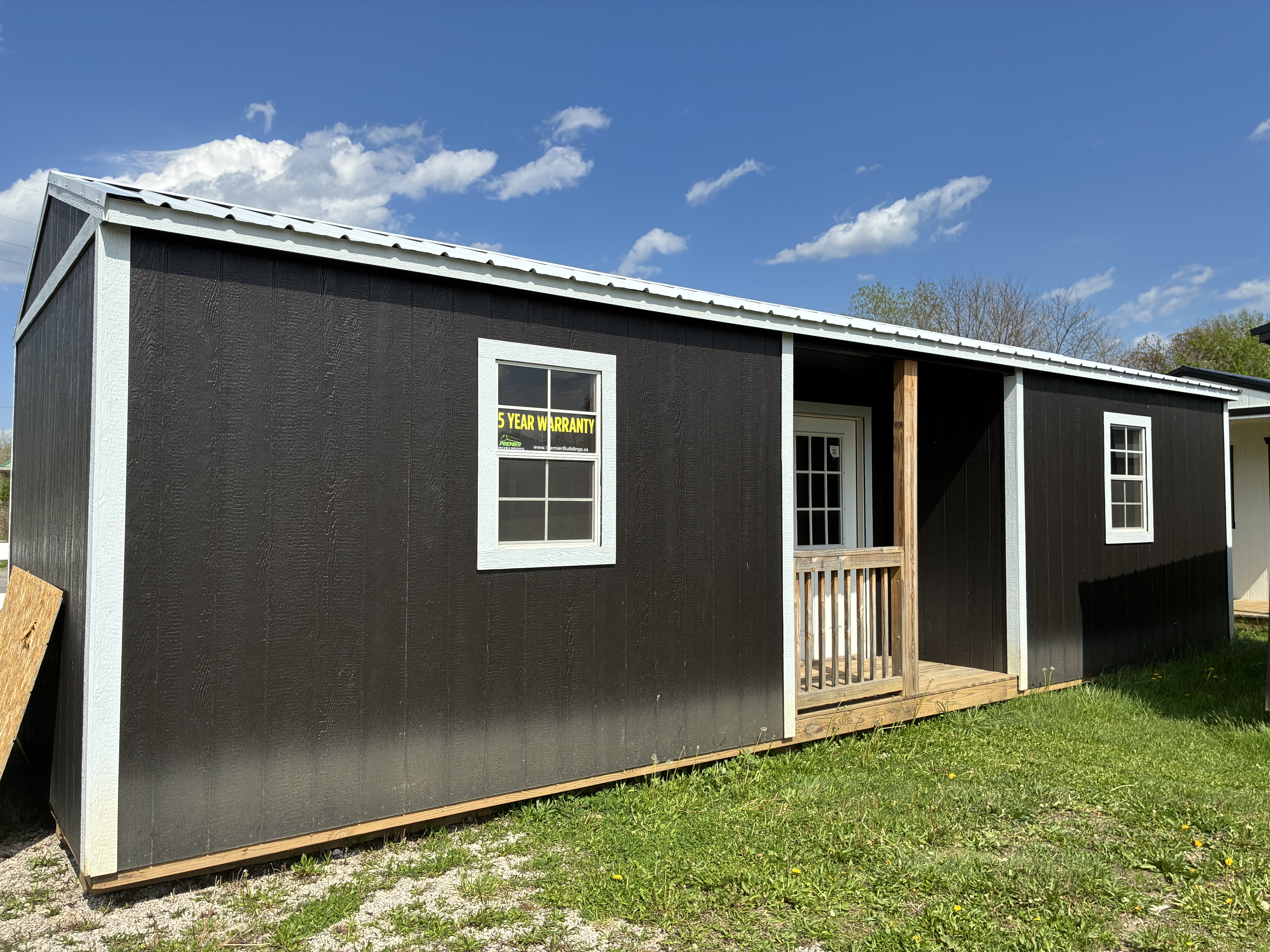 Premium Ready Shed Go portable building at golden hour